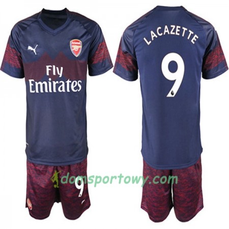 Koszulka Arsenal Alexandre Lacazette 9 Dziecięcy Wyjazdowe Koszulki Piłkarskie 2018-2019 Krótki Rękaw